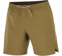 Salomon - Shakeout Core 7'' Shorts No L M Brilliant Olive - Talla M - Caqui Caqui M