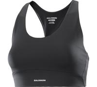 Salomon - Ropa de senderismo mujer - Shakeout Core Bra W Deep Black para Mujer de Lana - Talla S - Negro Negro S