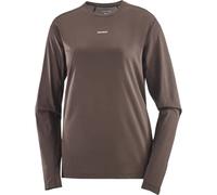 SALOMON Shkout Core Ls Tee W - Mujer - Marrón - talla M- modelo 2025