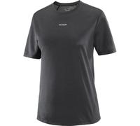 Salomon - Ropa trail running mujer - Shkout Core SS Tee W Deep Black para Mujer de Lana - Talla L - Negro Negro L