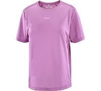 SALOMON Shkout Core Ss Tee W - Mujer - Rosa - talla L- modelo 2026