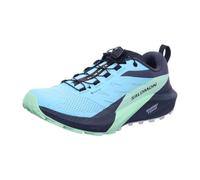 SALOMON Shoes Sense Ride 5 GTX W, Zapatillas de Trail Running Mujer, Blue Radiance/Green Ash/India Ink, 38 2/3 EU