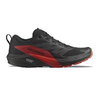 SALOMON Shoes Sense Ride 5, Zapatillas de Trail Running Hombre, Black Fiery Red Black, 44 EU