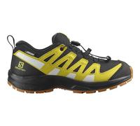 SALOMON Shoes XA Pro V8 CSWP J, Calzado Deportivo Unisex para niños, Black/Empire Yellow/White, 40 EU