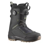 Salomon Snowboard - Botas de snowboard hombre - Echo Dual BOA Black/Deep Lichen Green de Lana - Talla 45,5 - Negro Negro 45.5