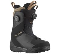 Salomon Snowboard - Botas de snowboard mujer - Kiana Dual Boa Black/Sepia Tint para Mujer - Talla 26.5 - Negro Negro 26.5