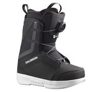 Salomon Snowboard - Botas de snowboard niños - Project Boa Black/Black/White - Talla Infantil 21.5 - Negro Negro 21.5