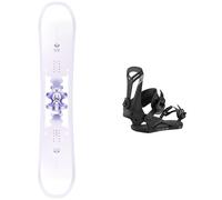 Salomon Snowboard - Packs (snowboard + fijaciones) - Pack Lotus 2026 para Mujer - Blanco Blanco 142 cm