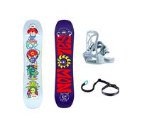 Salomon Snowboard - Packs (snowboard + fijaciones) - Team Package 2027 - Talla Infantil 90 cm - Blanco Blanco 90 cm