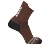 Salomon - Socks S/Lab Salomon Ultra Crew Decadent Chocolate/Vanilla Ice - Talla XL - Marrón Marrón XL