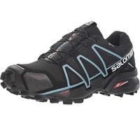 SALOMON Speedcross 4 Gore-Tex W, Zapatillas Mujer, Black Metallic Bubble Blue, 38 2/3 EU