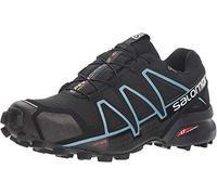 SALOMON Speedcross 4 Gore-Tex W, Zapatillas Mujer, Black Metallic Bubble Blue, 39 1/3 EU