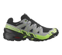 SALOMON Speedcross 6 Gore-tex - Hombre - Negro / Gris / Verde - talla 45 1/3- modelo 2025