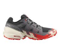 Salomon - Zapatillas de trail - Speedcross 6 Black/Fird/Almilk - Talla 46 2/3 - Gris Gris 46 2/3