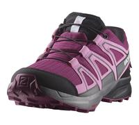Salomon Speedcross Climasalomon Impermeables Zapatos unisex para niños de senderismo y carrera, Ajuste preciso, Agarre, Comodidad y practicidad, Plum Caspia, 33