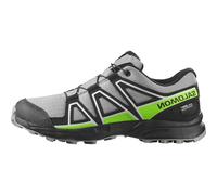 SALOMON Speedcross Waterproof, Zapatillas Unisex niños, Alloy Black Green Gecko, 36 EU