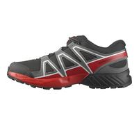 SALOMON Speedcross, Zapatillas de Trail Running Unisex niños, Black Quiet Shade High Risk Red, 35 EU