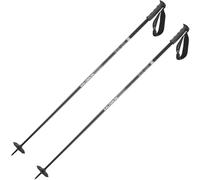 Salomon - Bastones esquí - Steep Pro S3 Black/Ebony de Aluminio - Talla 125 cm - Negro Negro 125 cm