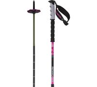 Salomon Steep Pro Vario S3, bastones de esquí, negro/rosa 100-135cm Black/Rhodamine