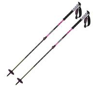 Salomon Steep Pro Vario S3, bastones de esquí, negro/rosa 100-135cm Black/Rhodamine