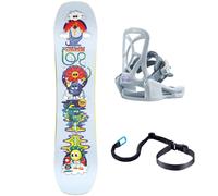 Salomon Snowboard - Packs (snowboard + fijaciones) - Team Package 2027 - Talla Infantil 90 cm - Blanco Blanco 90 cm
