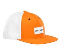 Salomon Trucker Gorra Trail Running Senderismo Trail Running Senderismo MTB Plana Unisexo, Atrevida, pero versátil, Contenido reciclado, Comodidad transpirable, Naranja, M/L
