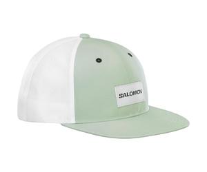 Salomon Trucker Gorra Trail Running Senderismo Trail Running Senderismo MTB Plana Unisexo, Atrevida, pero versátil, Contenido reciclado, Comodidad transpirable, Azul, M/L