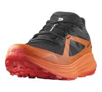 Salomon ULTRA FLOW GORE TEX Zapatillas de Trail Running para Hombre, Black / Dragon Fire / Cherry Tomato, 45 1/3 EU