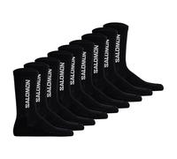 Salomon Unisex Calcetines, 9er Paquete - Everyday Crew, Felpa , Stütz-zone, Logo
