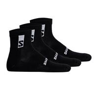 Salomon Unisex Quartersocken, 3er Paquete - Everyday Tobillo, Felpa, Stütz-zone