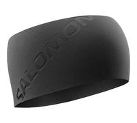 Salomon Winter Training Cinta para la cabeza, Diadema, Unisex, Calidez, Ajuste, Prestaciones completas, Deep Black, Shiny Black, Talla Única