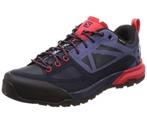 Salomon X ALP Spry GTX W Zapatillas de Senderismo, Mujer, Gris (Graphite/Crown Blue/Poppy Red 000), 36 EU (3.5 UK)