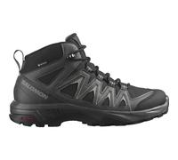 Salomon X Braze Mid Gore-Tex Zapatillas Impermeables Outdoor para Mujer, Básicos para el senderismo, Diseño deportivo, Uso versátil, Black, 43 1/3