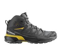 Salomon - Zapatillas de senderismo Hombre - X Ultra 360 Mid GTX M Castlerock / Black / Spicy Mustard - Talla 8 UK - Gris Gris 8 UK