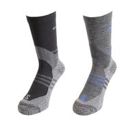 Calcetines de Senderismo Salomon X Ultra Access Quarter 2--Anthracite-Bla 42 - 44