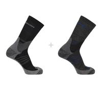 SALOMON X Ultra Access Crew 2-pack - Unisex - Azul / Negro - talla 36-38- modelo 2026