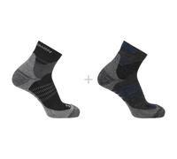 SALOMON X Ultra Access Quarter 2-pack - Unisex - Gris / Negro - talla 36/38- modelo 2025
