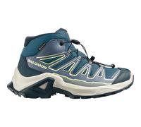 SALOMON X Ultra Mid Gore-tex J - Niño - Gris / Azul - talla 34- modelo 2026