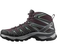 Salomon X Ultra Pioneer Mid Gore-Tex Zapatillas Impermeables de Senderismo para Mujer, Cualquier clima, Sujeción del pie segura, Estabilidad y amortiguación, Wine Tasting, 41 1/3