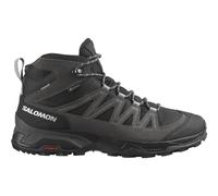 Salomon - Zapatillas de senderismo Hombre - X Ward Leather Mid Gtx Phantom/Black/Magnet - Talla 8,5 UK - Negro Negro 8.5 UK