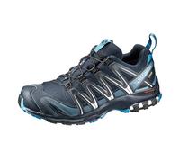 Salomon XA Pro 3D Gore-Tex, Zapatillas Impermeables de Trail Running y Senderismo para Hombre, Estabilidad, Agarre, Protección duradera, Navy Blazer/Hawaiian Ocean/Dawn Blue, 48 EU