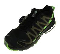 Salomon XA Pro 3D V8 Gore-Tex, Zapatillas de Trail Running Hombre, Black/Green Gecko/Green Milieu, 42 EU