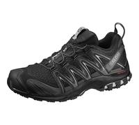 Salomon XA Pro 3D Zapatillas de Trail Running para Hombre, Ajuste preciso, Agarre en todo tipo de terrenos, Senderismo, Black, 41 1/3