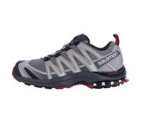 Salomon XA Pro 3D Zapatillas de Trail Running para Hombre, Ajuste preciso, Agarre en todo tipo de terrenos, Senderismo, Monument, 43 1/3