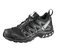 Salomon Xa Pro 3d, Zapatos de trail running Mujer, Black/Magnet/Fair Aqua, 41 1/3 EU
