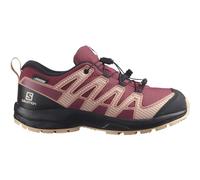 Salomon XA Pro V8 ClimaSalomon Waterproof Zapatillas de Niños para Uso Diario, Impermeable, Cómodo, Agarre en todo tipo de terrenos, Deportivo, Earth Red, 32