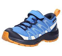 SALOMON XA Pro V8 Climasalomon Waterproof, Zapatos de Trail Running Unisex niños, Palace Blue Navy Blazer Butterscotch, 37 EU