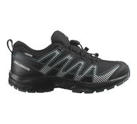 SALOMON Xa Pro V8 Climasalomon Waterproof, Zapatos de trail running Unisex niños, Black Phantom Dark Slate, 34 EU