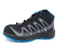 Salomon XA Pro V8 Mid Climasalomon Waterproof (impermeable) unisex-niños Zapatos de trail running, Negro (Black/Monument/Hawaiian Ocean), 32 EU