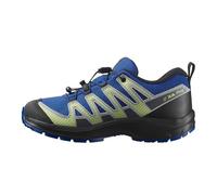 ZAPATILLA TRAIL RUNNING NIÑO SALOMON XA PRO V8 WP J AZUL-VERDE 36